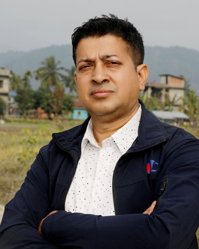Shantiram Dhungana (Abeer), owner of Lalima Photo Studio